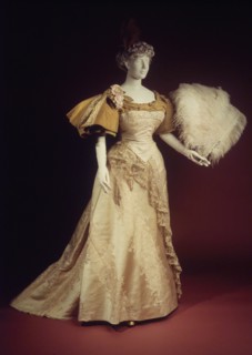 Evening dress, French, 1894.