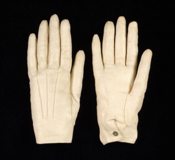 Evening gloves, French, 1848.