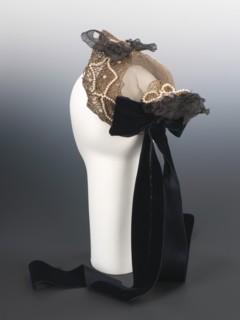 Evening hat, French, ca. 1885.