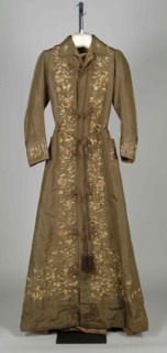 Dressing Gown, probably American, 1880-89.