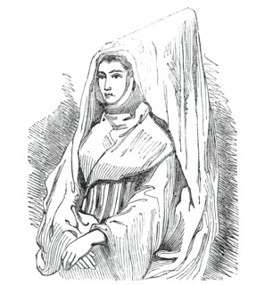 Morocco Jewess with veil, 1844. Creator: Unknown.