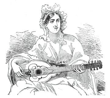 Singing woman of the harem, 1844. Creator: Unknown.