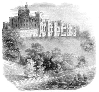 Norris Castle, Isle of Wight, 1844. Creator: Unknown.