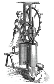 Pipe tile machine, 1844. Creator: Unknown.