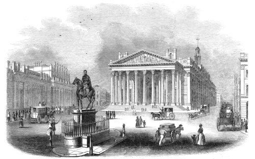 The new Royal Exchange, 1844. Creator: Unknown.