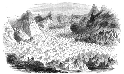 The great glacier of Lauteraar, 1844. Creator: Unknown.