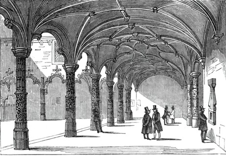 The Bourse at Antwerp, 1844. Creator: Unknown.