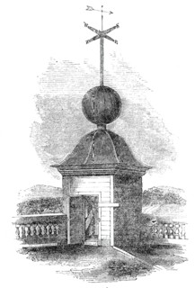 The Time Ball, Royal Observatory, Greenwich, Fig. 2, 1845. Creator: Unknown.