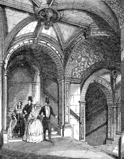 Curious staircase, 1844. Creator: Unknown.