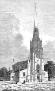 St. Mary's New Church, Herne Hill, 1844. Creator: Unknown.
