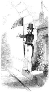 Tunnel signal - "All right", 1844. Creator: Unknown.