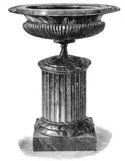 Cannel Coal Vase, 1845. Creator: Unknown.