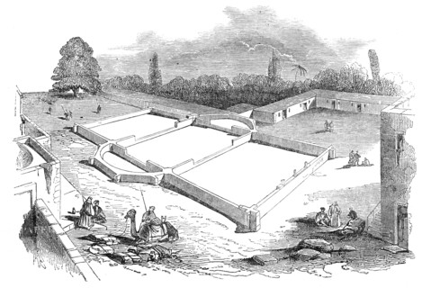Designed Protestant church on Mount Zion - present state of the building, 1845. Creator: Unknown.