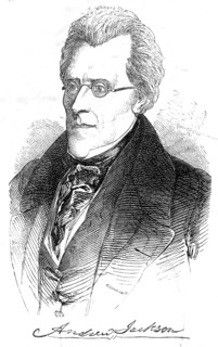 The late General Jackson, 1845. Creator: Unknown.