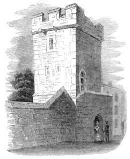 Tower on the town wall, Shrewsbury, 1845. Creator: Unknown.