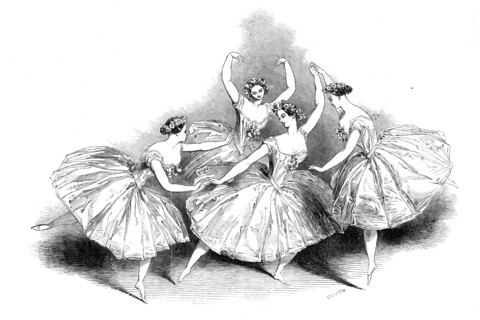 New pas de quatre, by Mademoiselles Taglioni