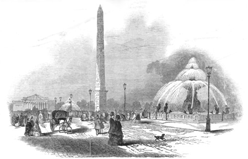 Place de la Concorde, Paris, 1845. Creator: Unknown.