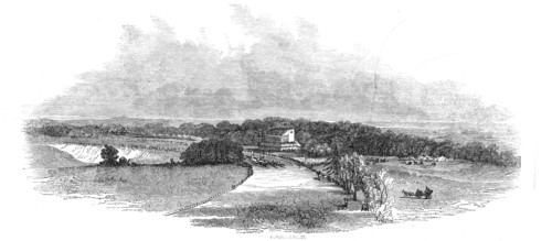 Goodwood Races, the Course, 1845. Creator: Ebenezer Landells.