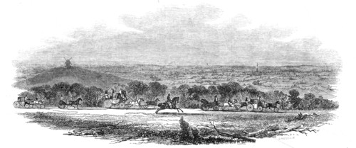 Entrance to the Park, Goodwood, 1845. Creator: Unknown.