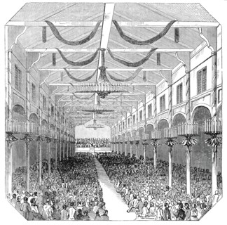 Concert at the Beethoven Hall, 1845. Creator: Unknown.