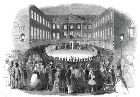 Great Military Concert at Bruhl, 1845. Creator: Unknown.