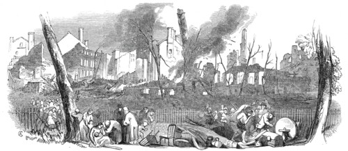 The Bowling-Green and Marketfield-Street, 1845. Creator: Unknown.