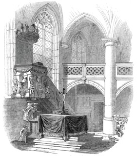 Chapel at Kalenberg - from His Royal Highness Prince Albert's drawing, 1845. Creator: W. J. Linton.