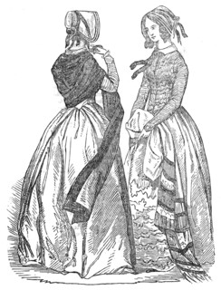 Fashions for September, 1845. Creator: Unknown.