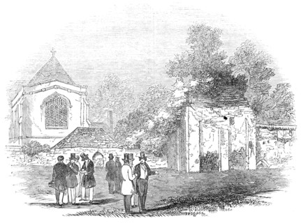 Ruins of Wolvesley Castles and Palace, Winchester, 1845. Creator: Unknown.