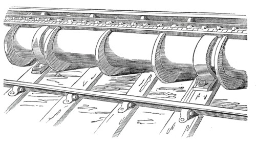 Portion of the tube on the line, 1845. Creator: Unknown.