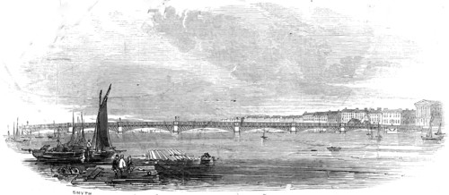 New Bridge at St. Petersburg, 1845. Creator: Unknown.