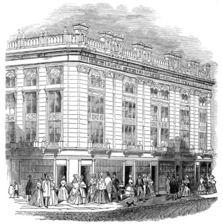 London improvements - New Coventry Street, 1845. Creator: Unknown.