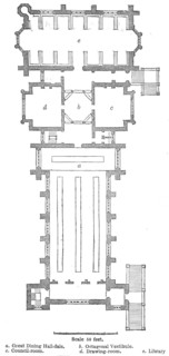 Plan of Lincoln's Inn New Buildings, 1845. Creator: Unknown.