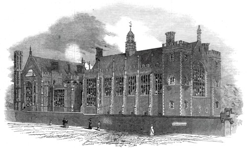 West front, Lincoln's Inn Fields, 1845. Creator: Unknown.