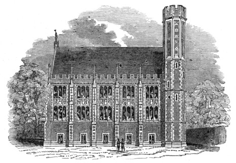 The Library, Lincoln's Inn New Buildings, 1845. Creator: Unknown.