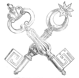 Keys of the Fortress of Portsmouth, 1845. Creator: Unknown.