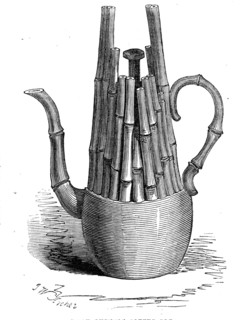 Rare Chinese coffee-pot, 1845. Creator: John Wykeham Archer.