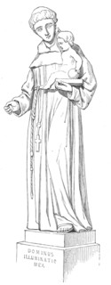 Statue of St. Antony, of Padua - by Rossi, 1845. Creator: Unknown.