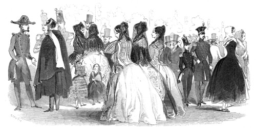 Costumes of the Prado, 1845. Creator: Smyth.