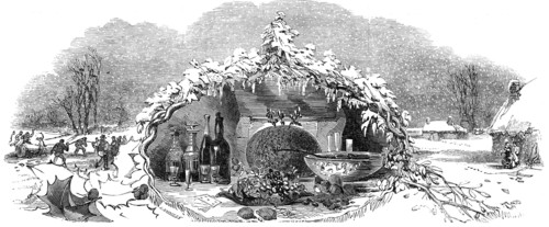 An English Christmas Home!, 1845. Creator: Ebenezer Landells.