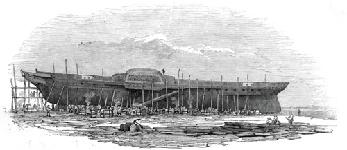 H.M. Iron steam-frigate "Trident", 1845. Creator: Unknown.