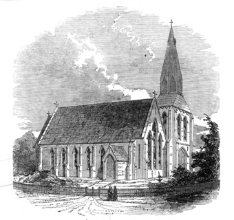 St. Paul's Church, New Zealand, 1845. Creator: Unknown.
