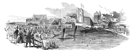 Opening of the Maidstone Branch Railway, 1844. Creator: Unknown.