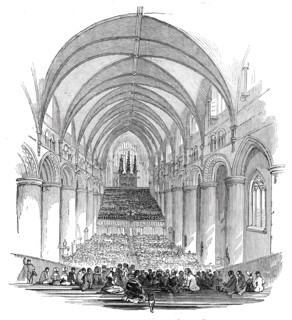 The Gloucester Musical Festival, 1844. Creator: Unknown.