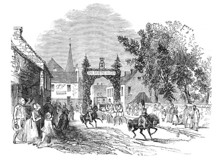 Entrance to Coupar Angus, 1844. Creator: Unknown.