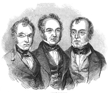 Burns' three sons, 1844. Creator: Unknown.