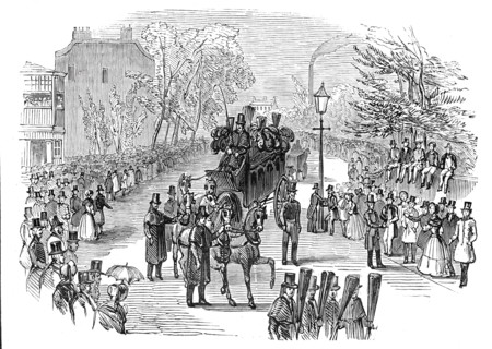 Funeral procession of the late Dr. Dalton, 1844. Creator: Unknown.