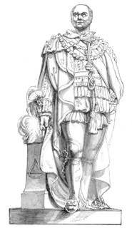 Statue of the Duke of Sussex, by Baily, 1844. Creator: Unknown.
