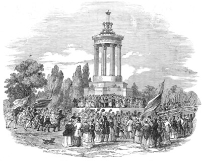 Principal view of the Monument, 1844. Creator: Unknown.