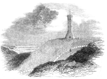 Monument to Admiral Sir Thomas Hardy, on Blagdon Hill, 1844. Creator: Unknown.